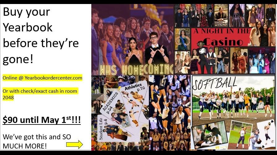 Buy your yearbook